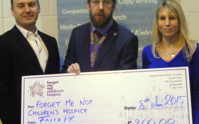 Donating to Forget Me Not Children’s Hospice