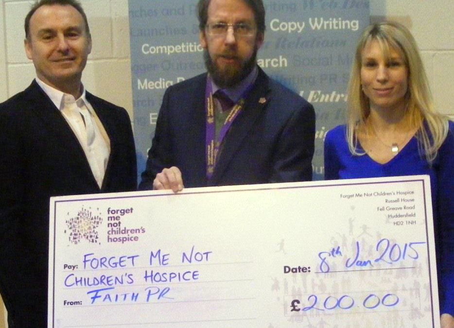 Donating to Forget Me Not Children’s Hospice