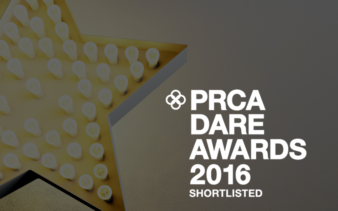 Shortlisted for three PRCA Awards