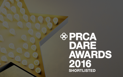 Shortlisted for three PRCA Awards