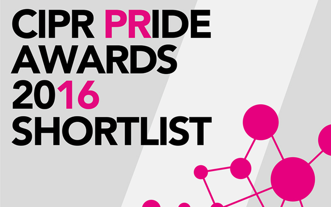 Shortlisted for three industry awards