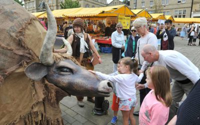 Promoting Batley Festival across Yorkshire