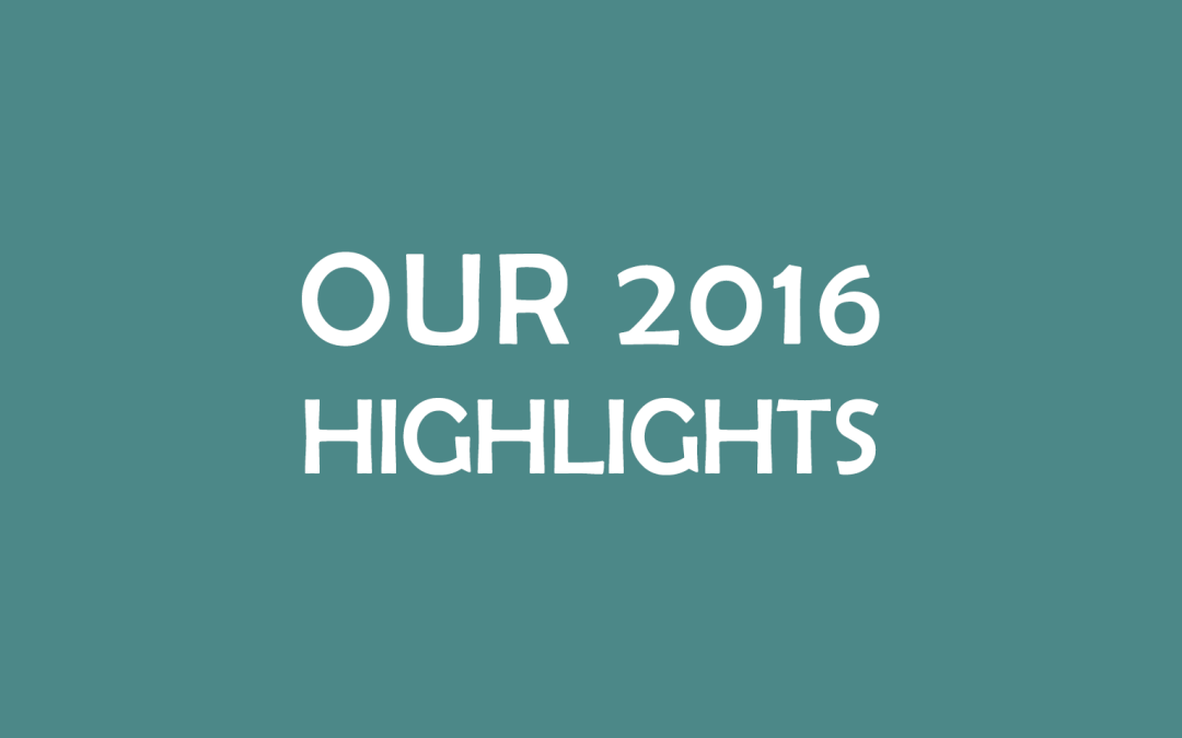 Looking at our 2016 highlights