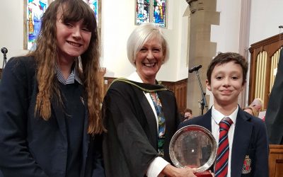 Pupils mark school’s remarkable anniversary