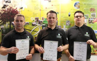 Horticulture staff receive plaudits for long service