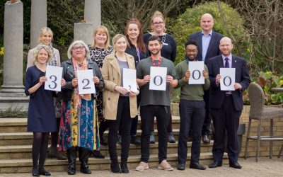 Business community donates record amount