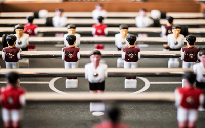 Team building outside of the office